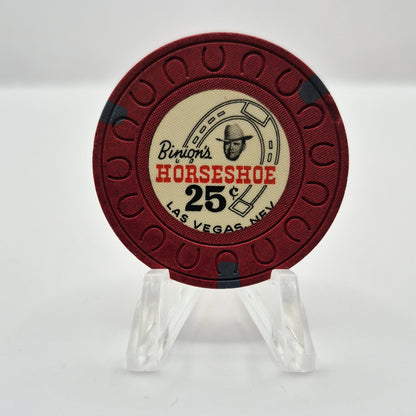 Horseshoe Casino Binion's Las Vegas Nevada 1970's $.25 Casino Chip N8179