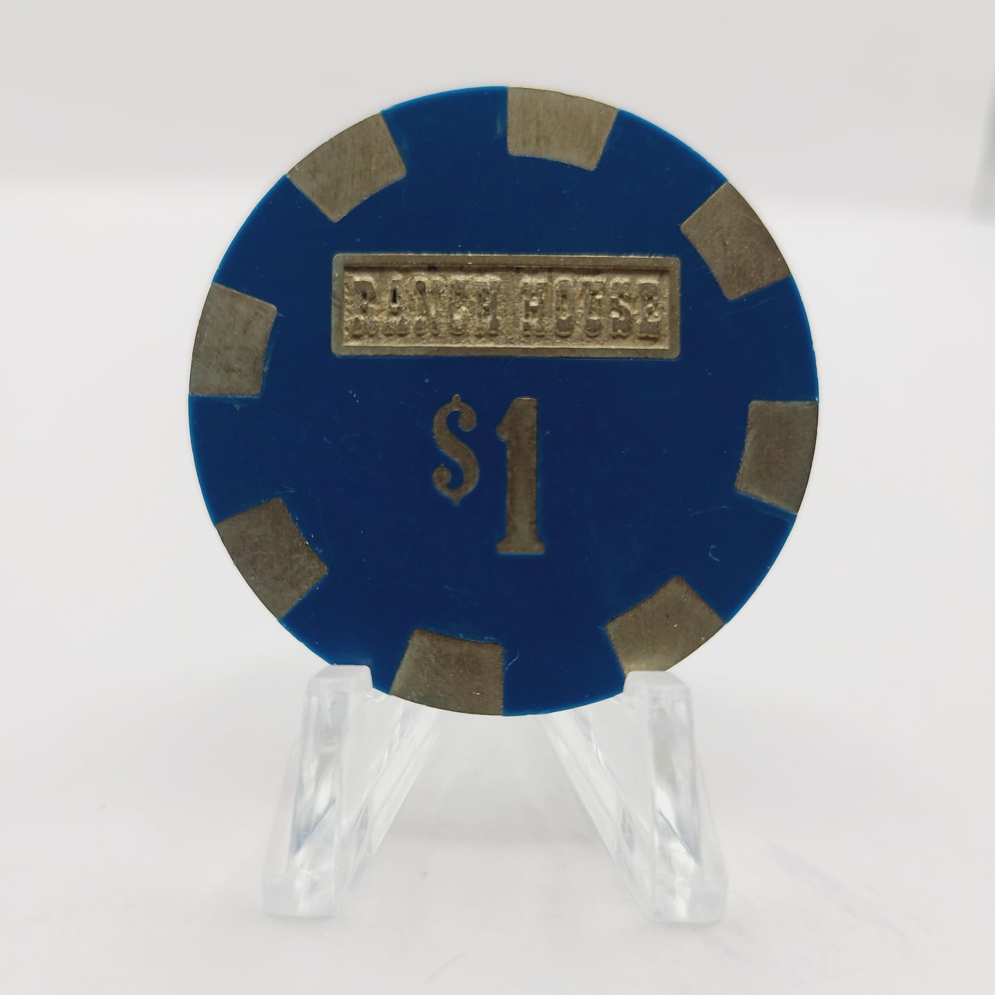 Ranch House Casino Wells Nevada 1980 $1 Casino Chip N3306