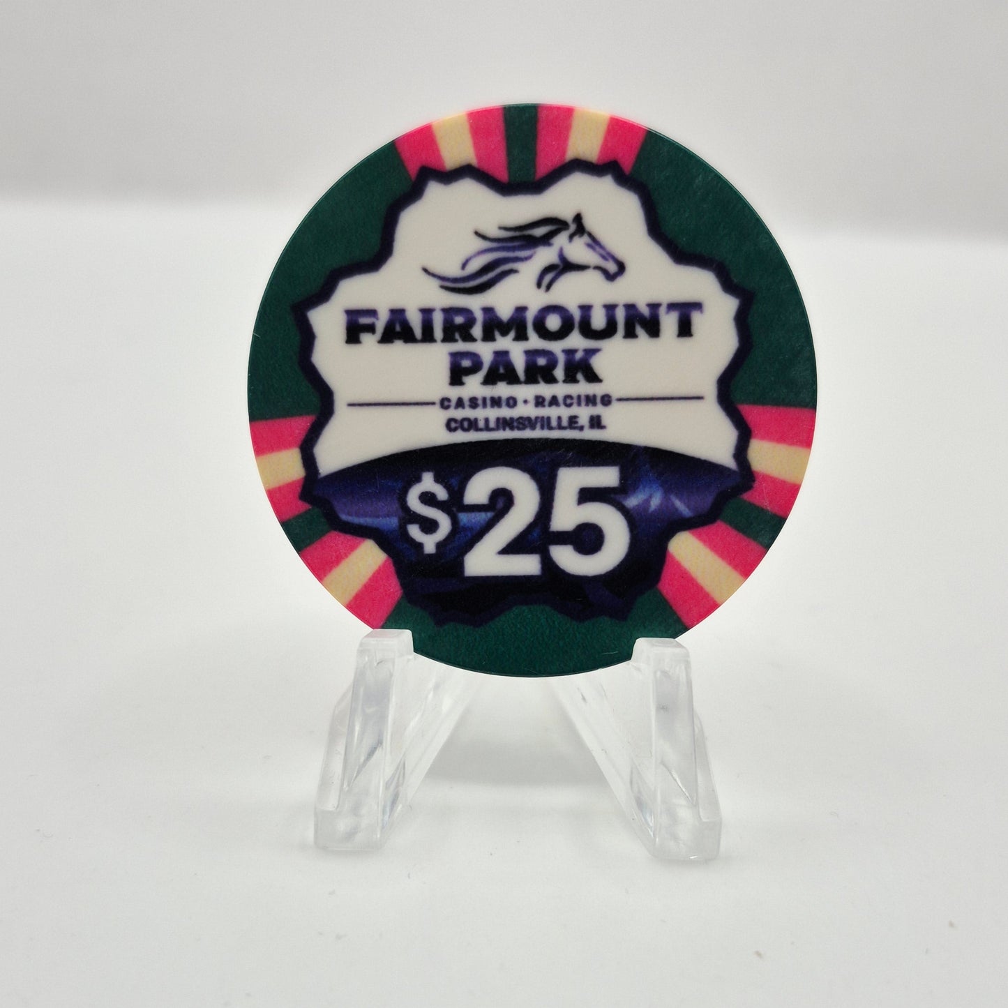 Fairmount Park Casino & Racing Collinsville Illinois 2026 $25 Casino Chip