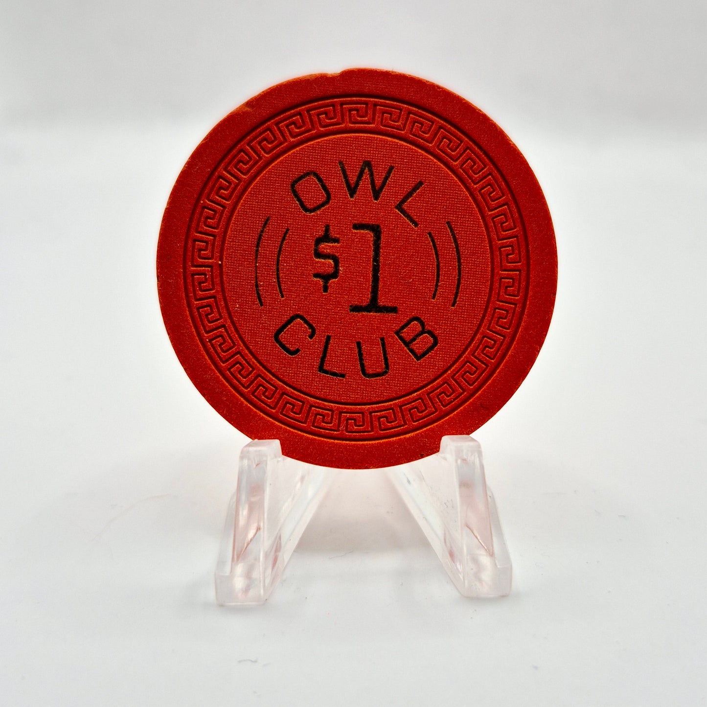 Owl Club Casino Battle Mountain Nevada 1960 $1 Casino Chip V1272