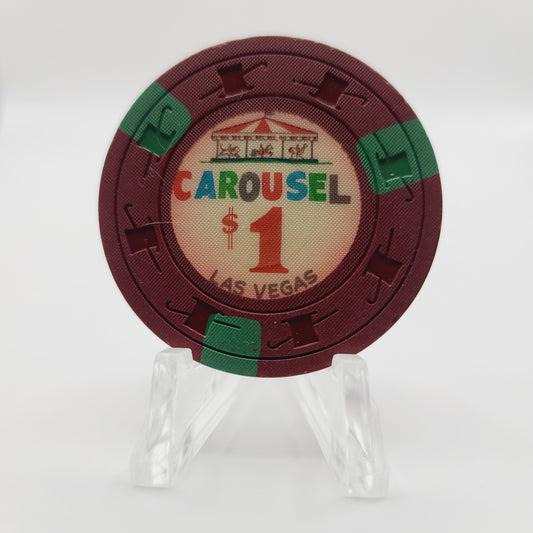 Carousel Casino Las Vegas Nevada 1964 $1 Casino Chip N1420.1