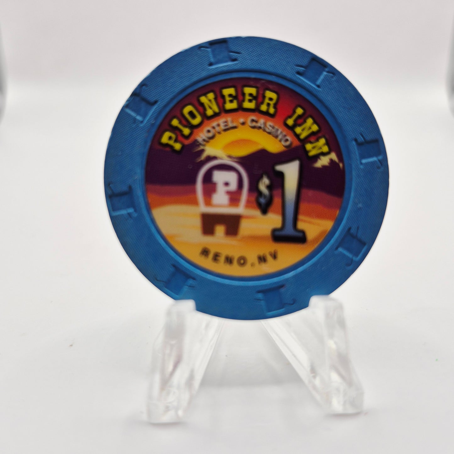 Pioneer Inn Casino Reno Nevada 1998 $1 Casino Chip V1309