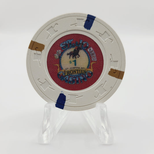 St. Jo Frontier "Riverboat" Casino St. Joseph Missouri $1 Casino Chip