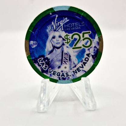 Virgin Hotel Casino Las Vegas Nevada 2025 $ "BEAUTY QUEEN" Casino Chip