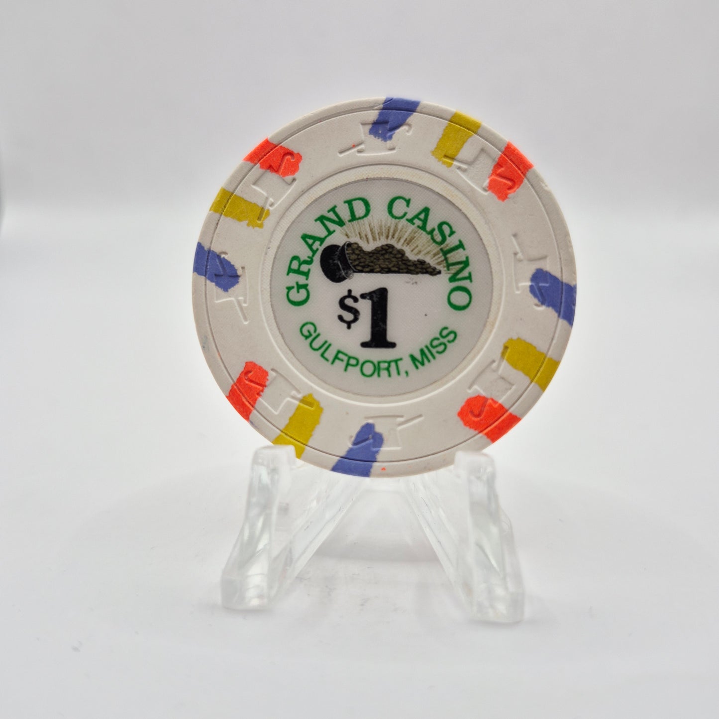 Grand Riverboat Casino Gulfport Mississippi $1 Casino Chip