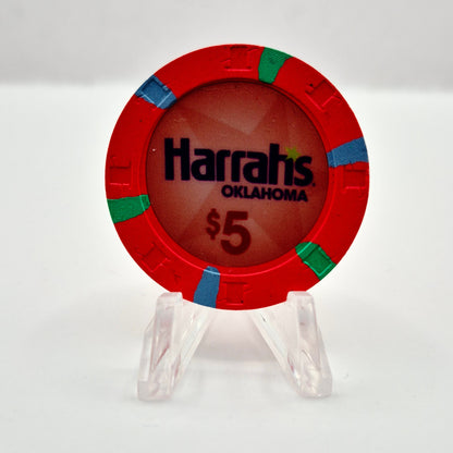 Harrah's Oklahoma Casino Chandler Oklahoma 2026 $5 Casino Chip