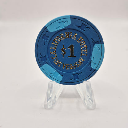 California Hotel Casino Las Vegas Nevada 1989 $1 Casino Chip N1413