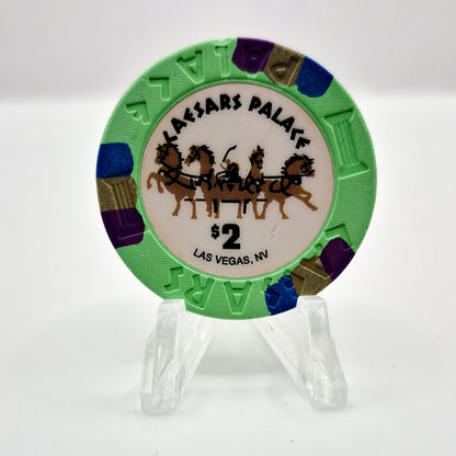 Caesars Palace Hotel Casino Las Vegas Nevada 2005 $2 Casino Chip E4959