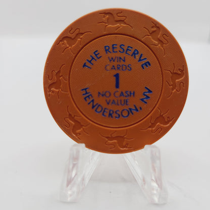 Reserve Hotel Casino Henderson Nevada 2001 Win Cards 1 NCV  Casino Chip V9601