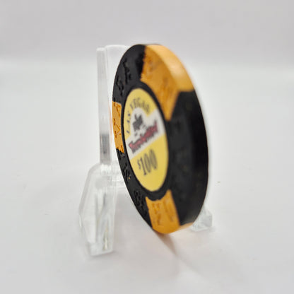 Thunderbird Hotel Casino Las Vegas Nevada 1995 "Borland Imitation" $100 Casino Chip N5981