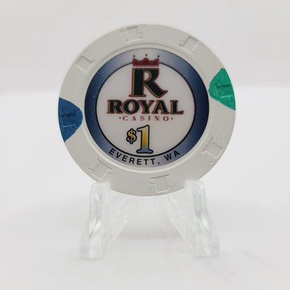 Royal Casino Card Room Everett Washington $1 Casino Chip