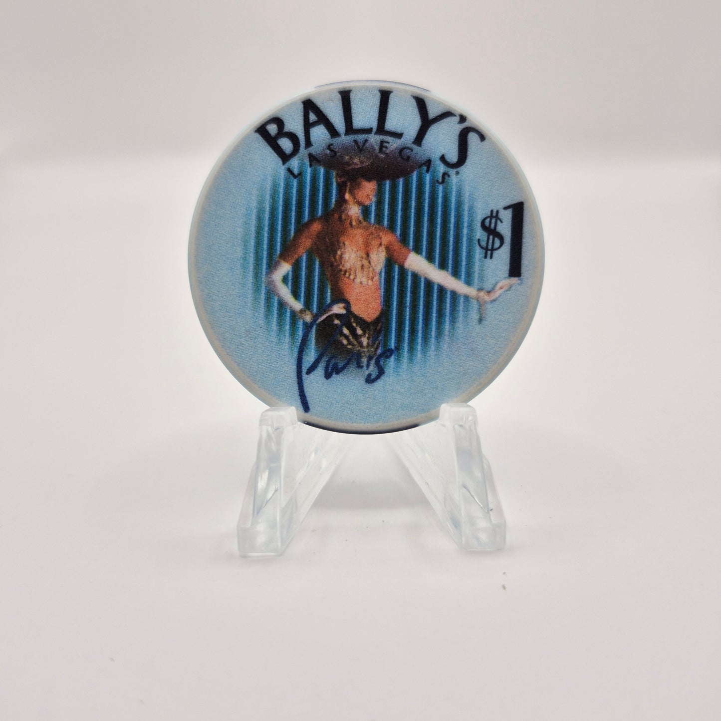 Bally’s Paris Resort Casino Las Vegas Nevada 2002 $1 Casino Chip V7774