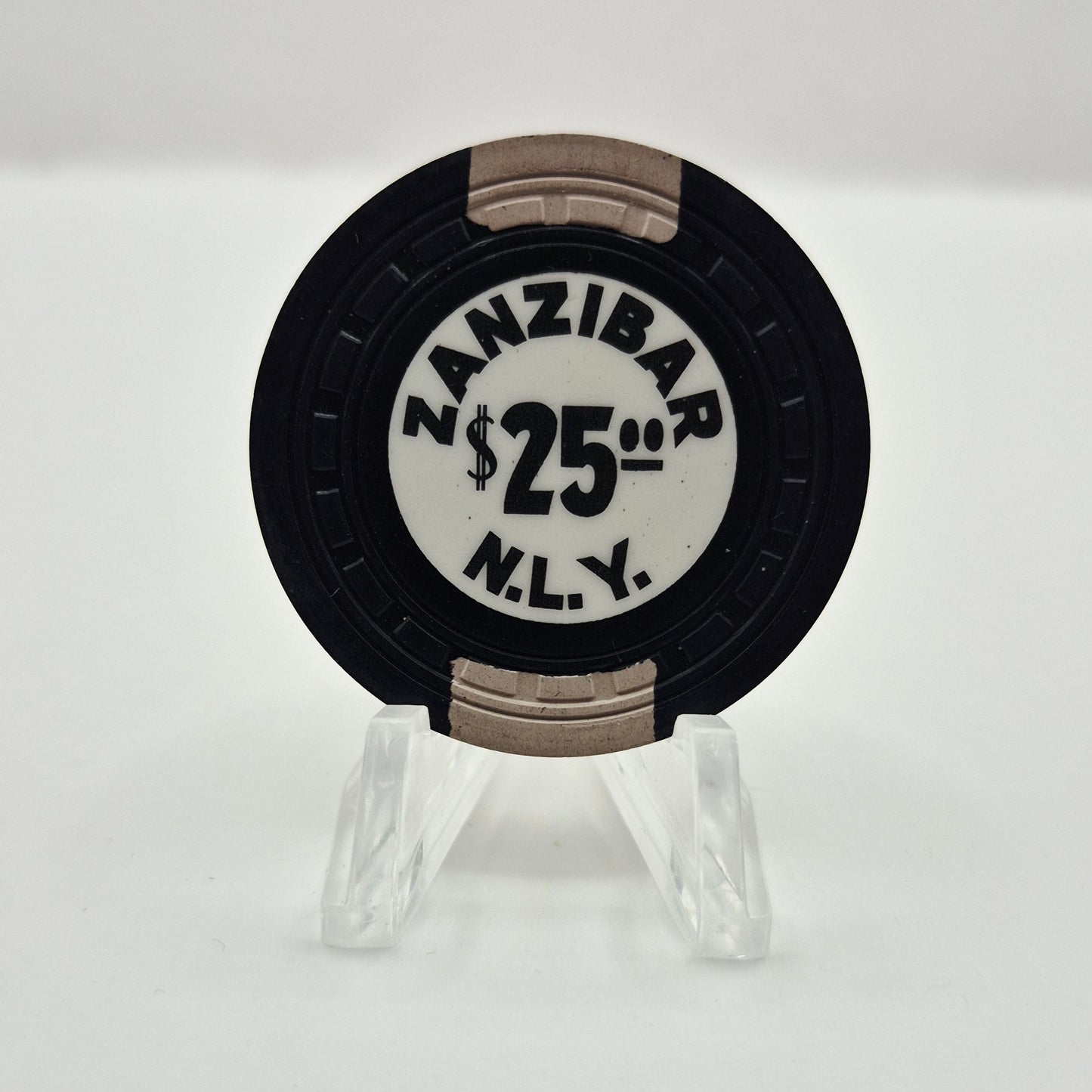 Zanzibar Casino Las Vegas Nevada 1962 $25 Casino Chip N6488.E 'ERROR NLY'