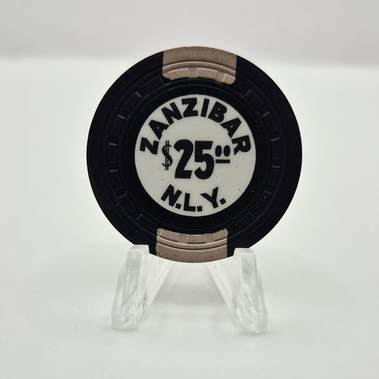 Zanzibar Casino Las Vegas Nevada 1962 $25 Casino Chip N6488.E 'ERROR NLY'