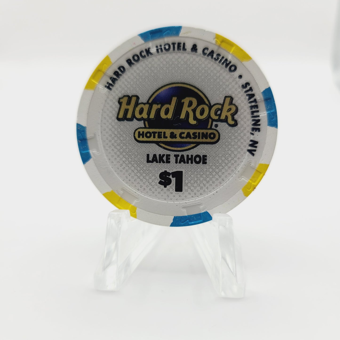 Hard Rock Hotel Casino Lake Tahoe Nevada 2015 $1 Casino Chip D1749
