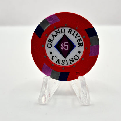 Grand River Casino Mobridge South Dakota $5 Casino Chip