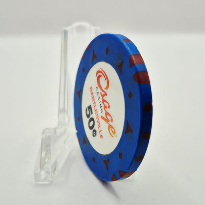 Osage Million Dollar Elm Casino Bartlesville Oklahoma $.50 Casino Chip