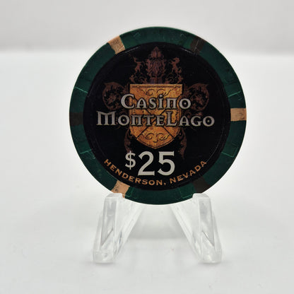 Casino MonteLago Hotel Casino Henderson Nevada 2003 $25 Casino Chip E0195