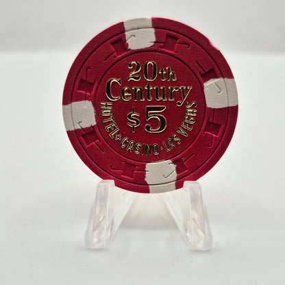 20th Century Casino Las Vegas Nevada 1977  $5 Casino N1313