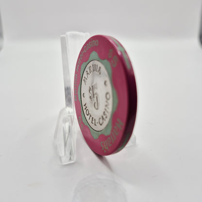 Harris Marina Hotel Casino Atlantic City New Jersey $5 Casino Chip