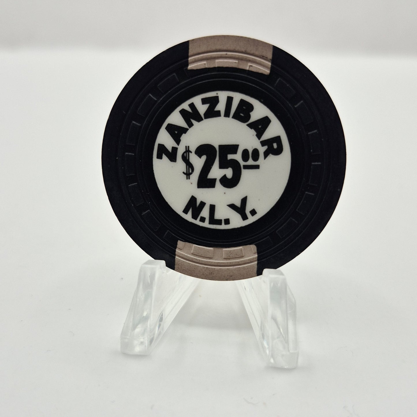 Zanzibar Casino Las Vegas Nevada 1962 $25 Casino Chip N6488.E 'ERROR NLY'