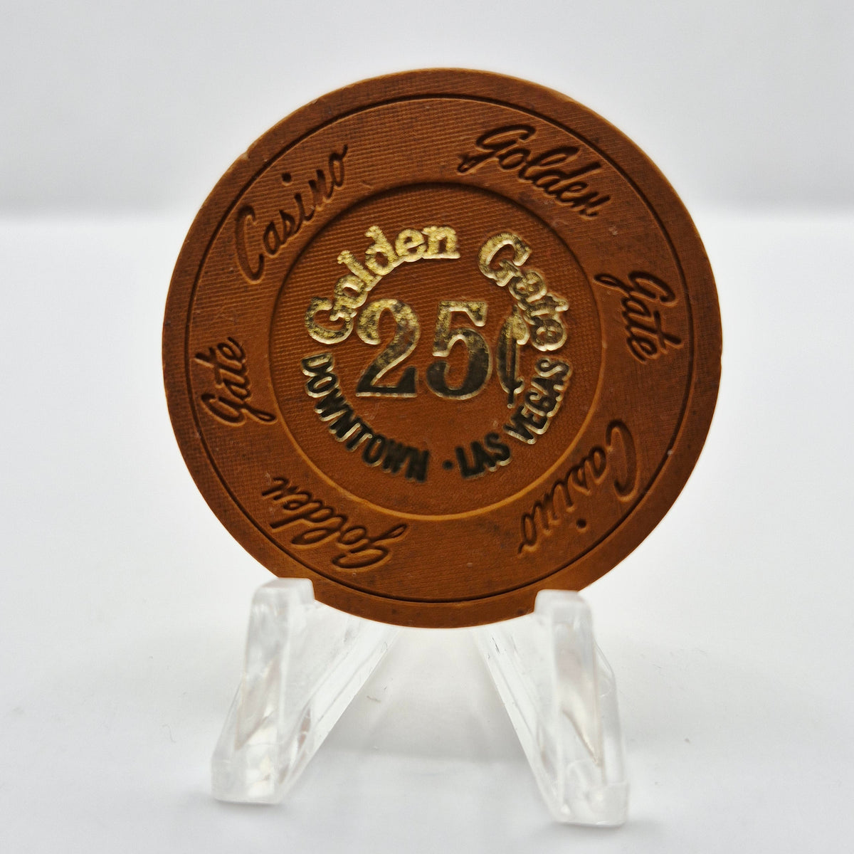 Golden Gate Las Vegas Nevada $0.25 Casino Chip N1712