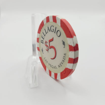 Bellagio Hotel Casino Las Vegas Nevada 1998 $5 Casino Chip  V2127