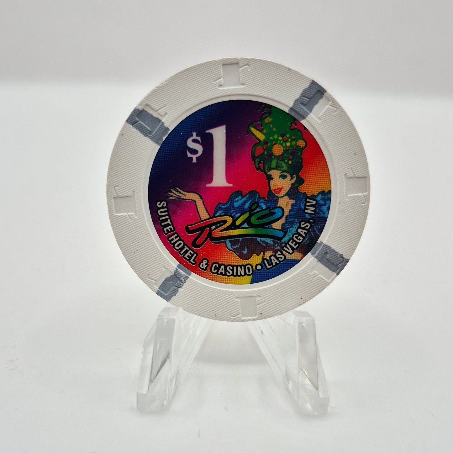 Rio Hotel Casino Las Vegas Nevada 1997 $1 Casino Chip N9009