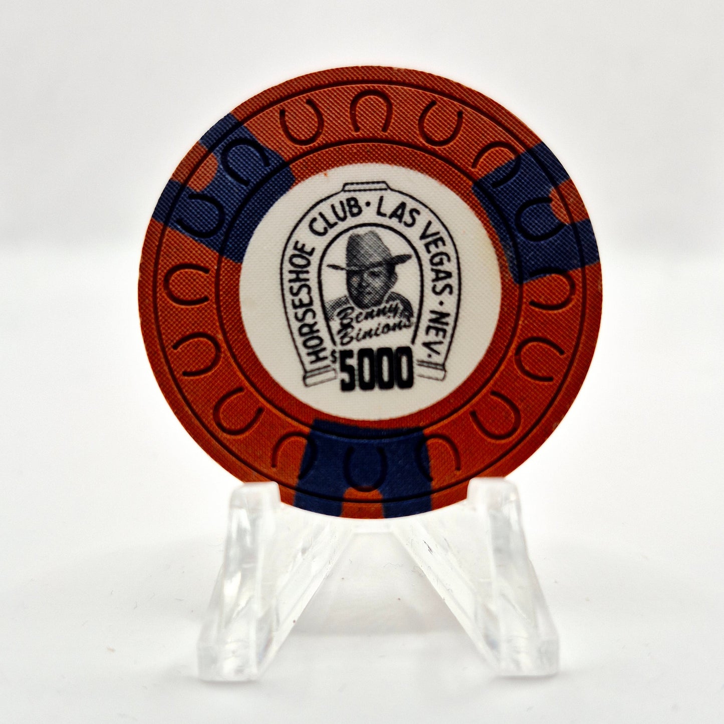 Binion's Horseshoe Casino Las Vegas Nevada $5000 Casino Chip E7175 UNC