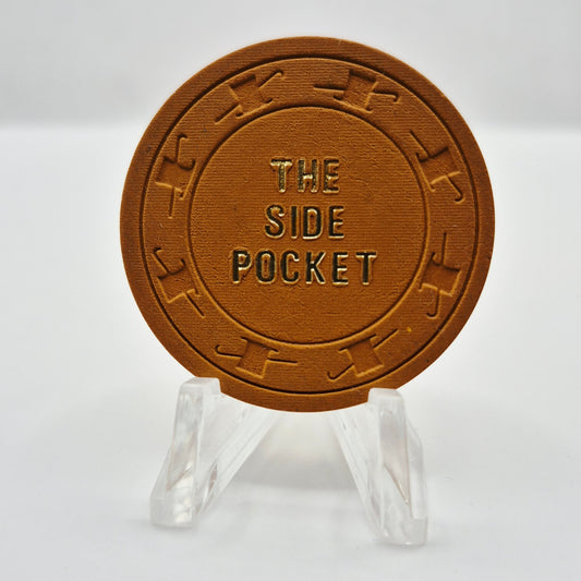 The Side Pocket Great Falls Montana $5 "Card Room" Casino Chip  CG219332