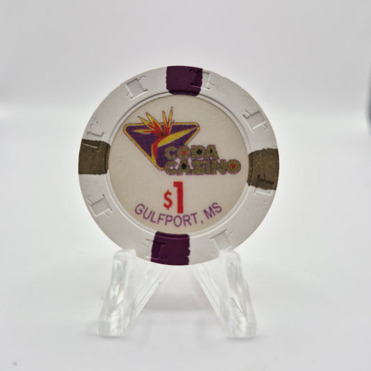 Copa Riverboat Casino Gulfport Mississippi $1 Casino Chip