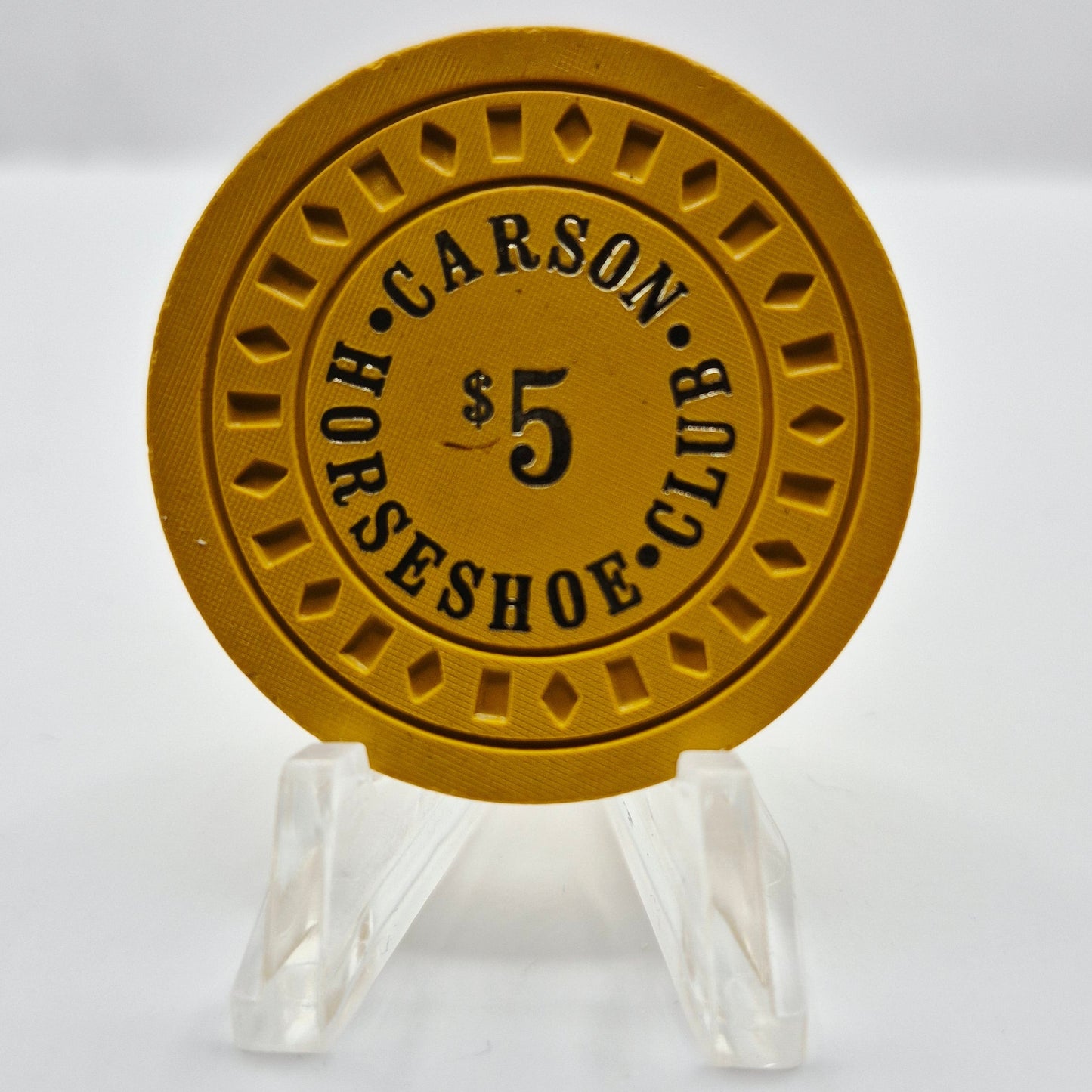 Horseshoe Club Carson City Nevada 1973 $5 Casino Chip N0837