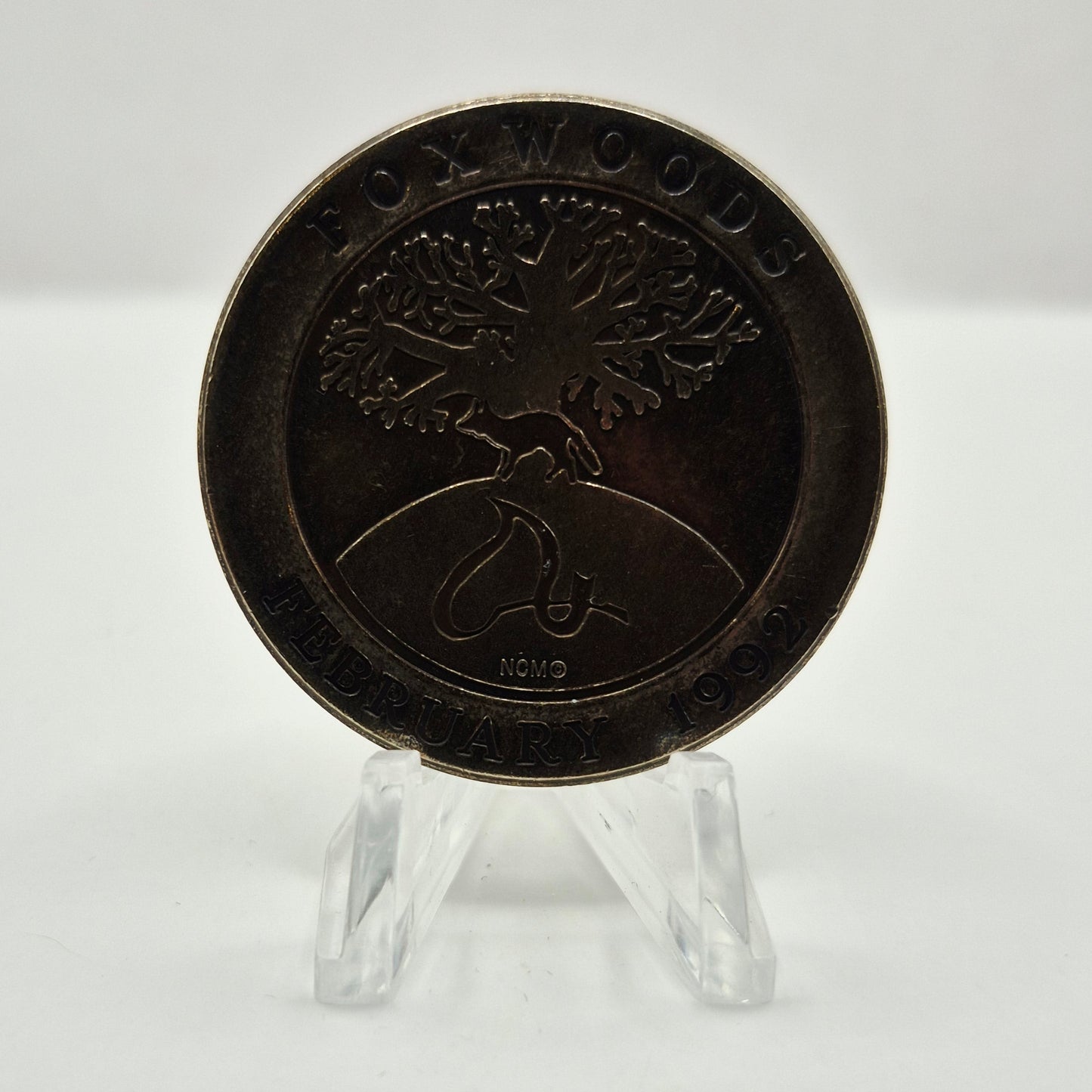 Foxwoods Hotel Casino Ledyard Connecticut February 1992 Token