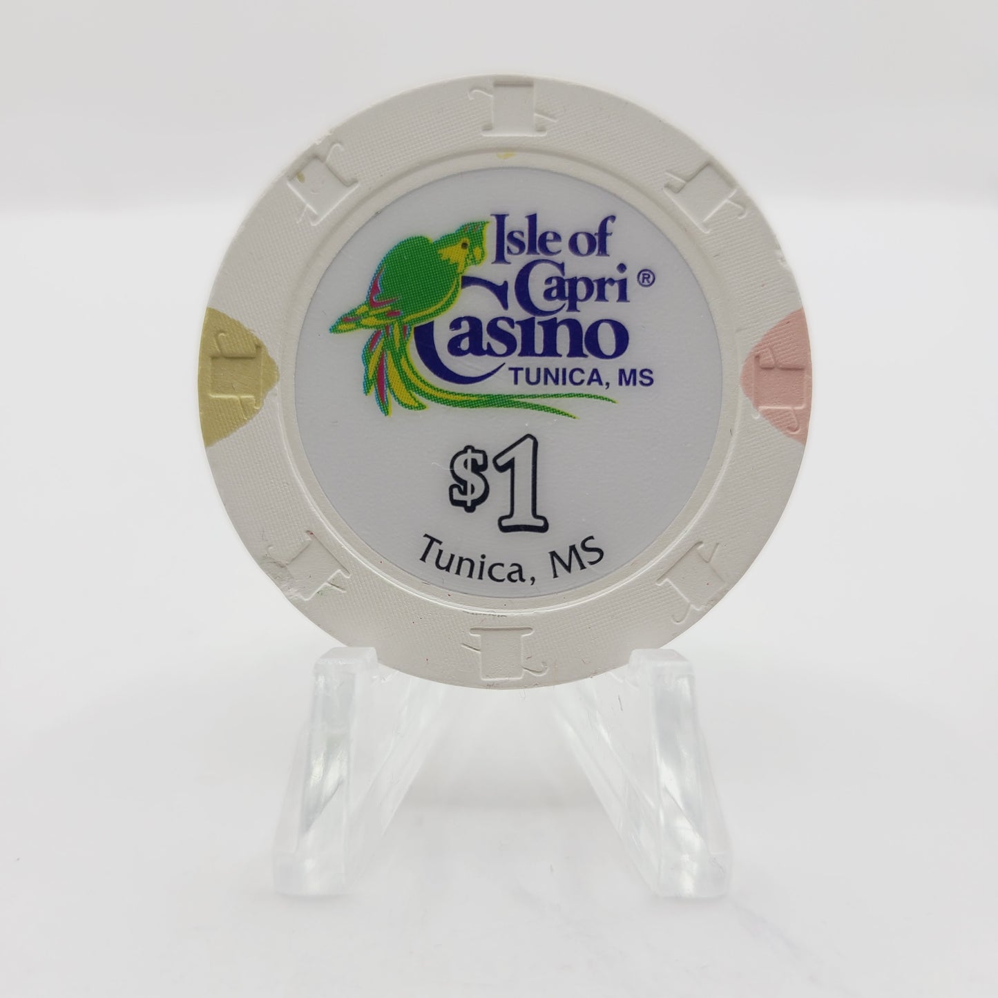 Isle of Capri Riverboat Casino Tunica Mississippi $1 Casino Chip