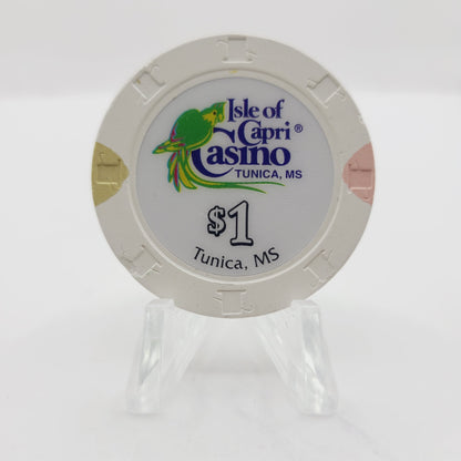Isle of Capri Riverboat Casino Tunica Mississippi $1 Casino Chip
