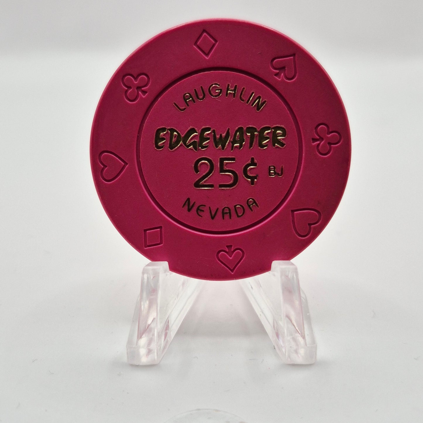 Edgewater Casino Laughlin Nevada 2001 $.25 Casino Chip V8383