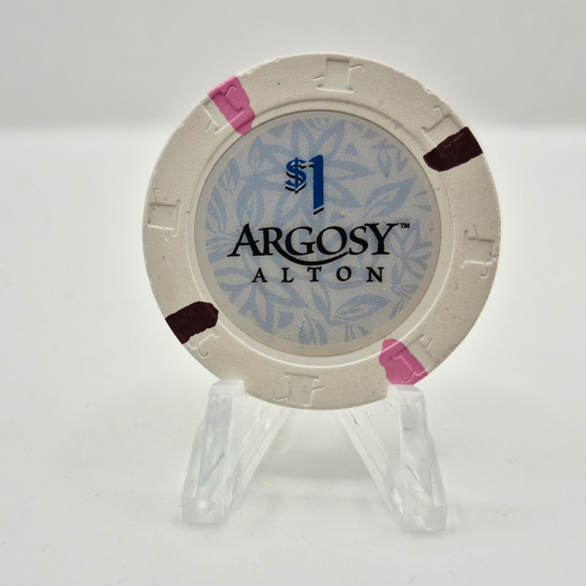 Argosy Riverboat Casino Alton Illinois 2009 $1 Casino Chip *Circulated