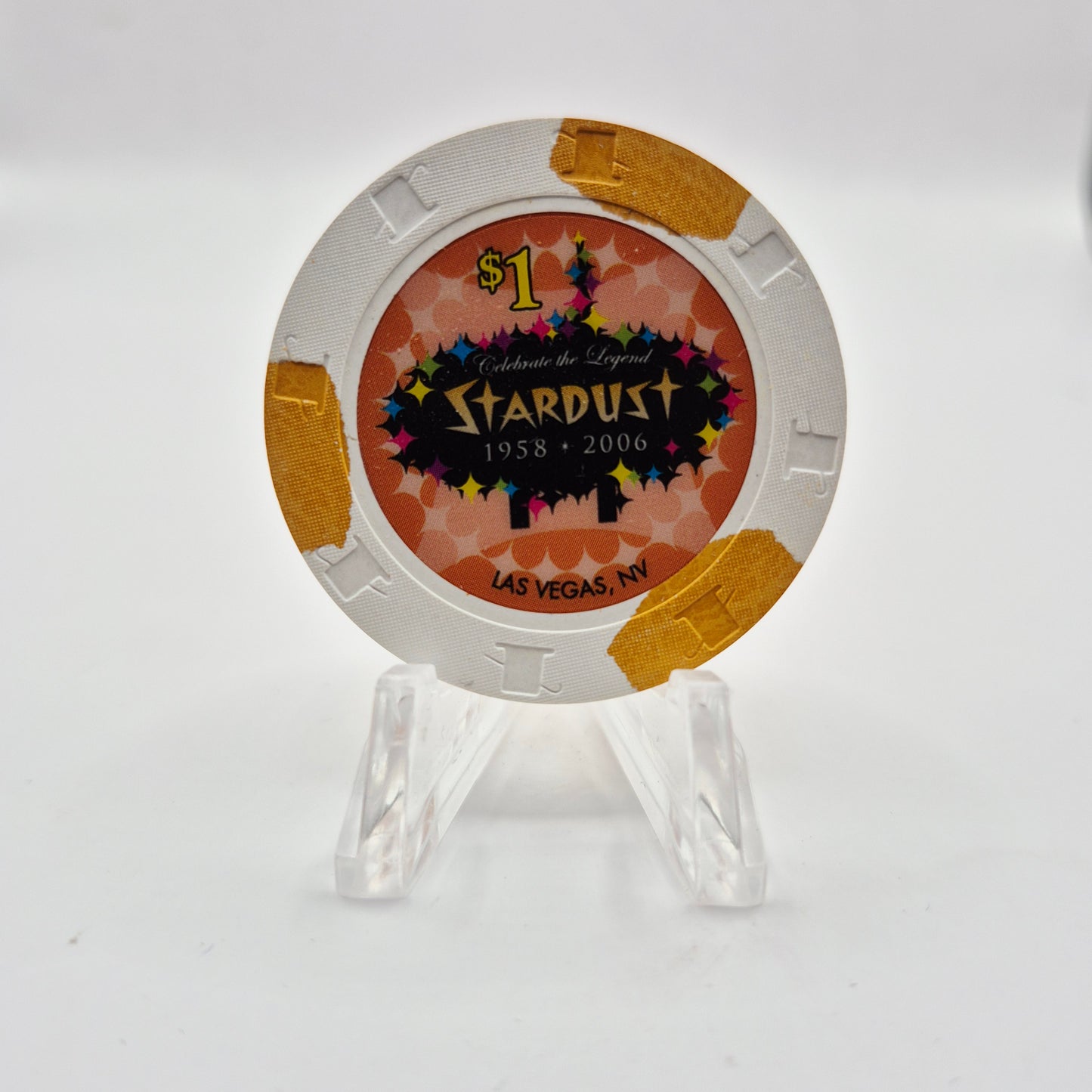 Stardust Hotel Casino Las Vegas Nevada $1 Casino Chip E5431