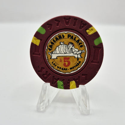 Caesars Palace Hotel Casino Las Vegas Nevada 1972 $5 Casino Chip N1387