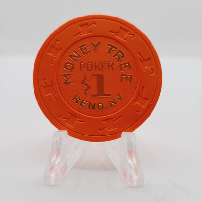 Money Tree Casino Reno Nevada 1970's $1 Poker Casino Chip N5250