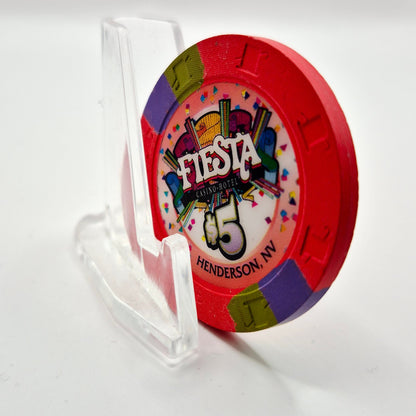 Fiesta Hotel Casino Henderson Nevada 2001 $5 Casino Chip V8428