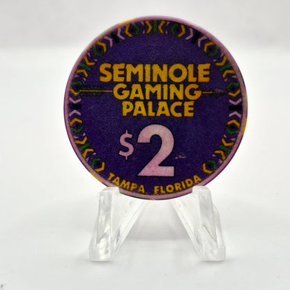 Seminole Gaming Palace Tampa Florida $2 Casino Chip
