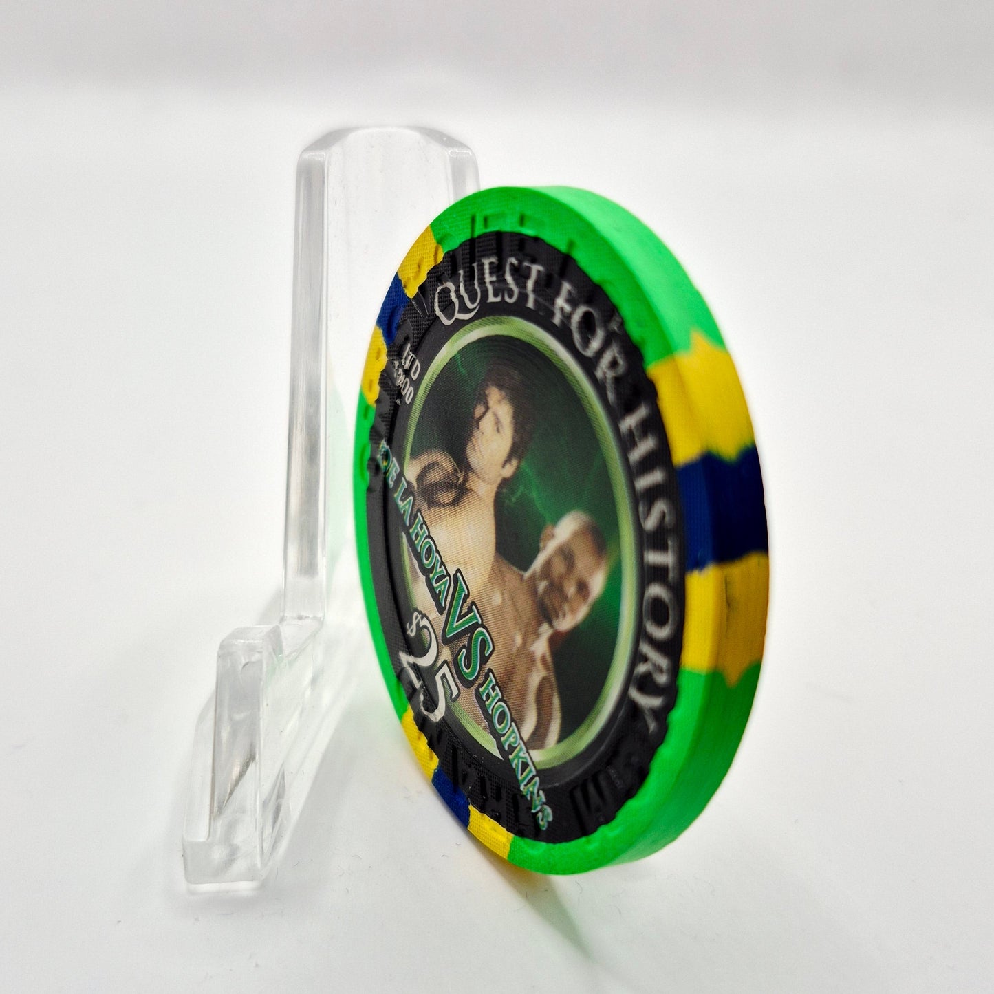 MGM Grand Resort Casino Las Vegas Nevada 2004 "De La Hoya vs. Hopkins"$25 Casino Chip E3927