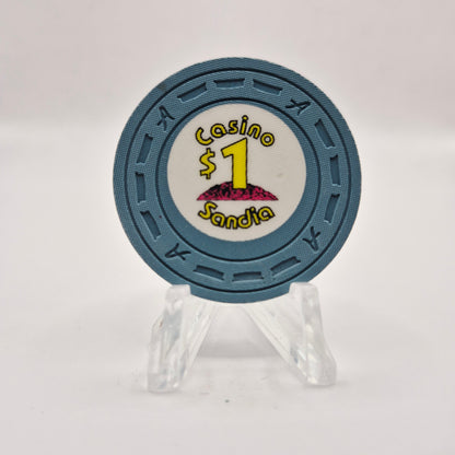 Sandia Resort and Casino Albuquerque New Mexico $1 Casino Chip *Uncirculated