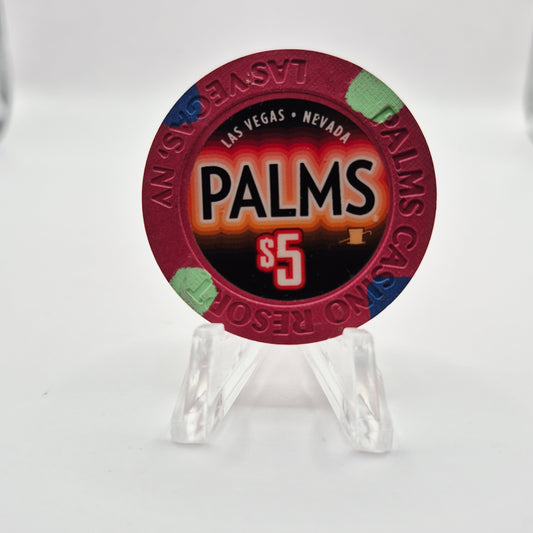 Palms Hotel Casino Resort Las Vegas Nevada 2016 $5 Casino Chip D2451