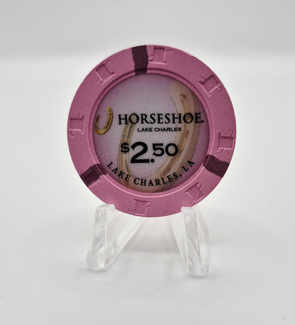 Horseshoe Hotel Casino Lake Charles Louisiana 2022 $2.50 Casino Chip