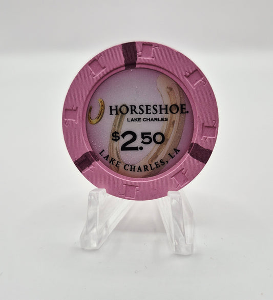 Horseshoe Hotel Casino Lake Charles Louisiana 2022 $2.50 Casino Chip