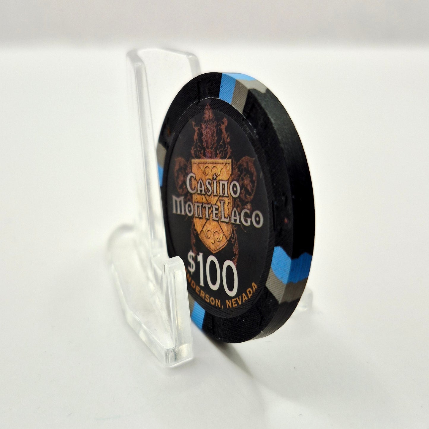 Casino MonteLago Hotel Casino Henderson Nevada 2003 $100 Casino Chip E0196