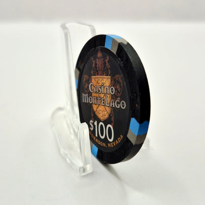 Casino MonteLago Hotel Casino Henderson Nevada 2003 $100 Casino Chip E0196