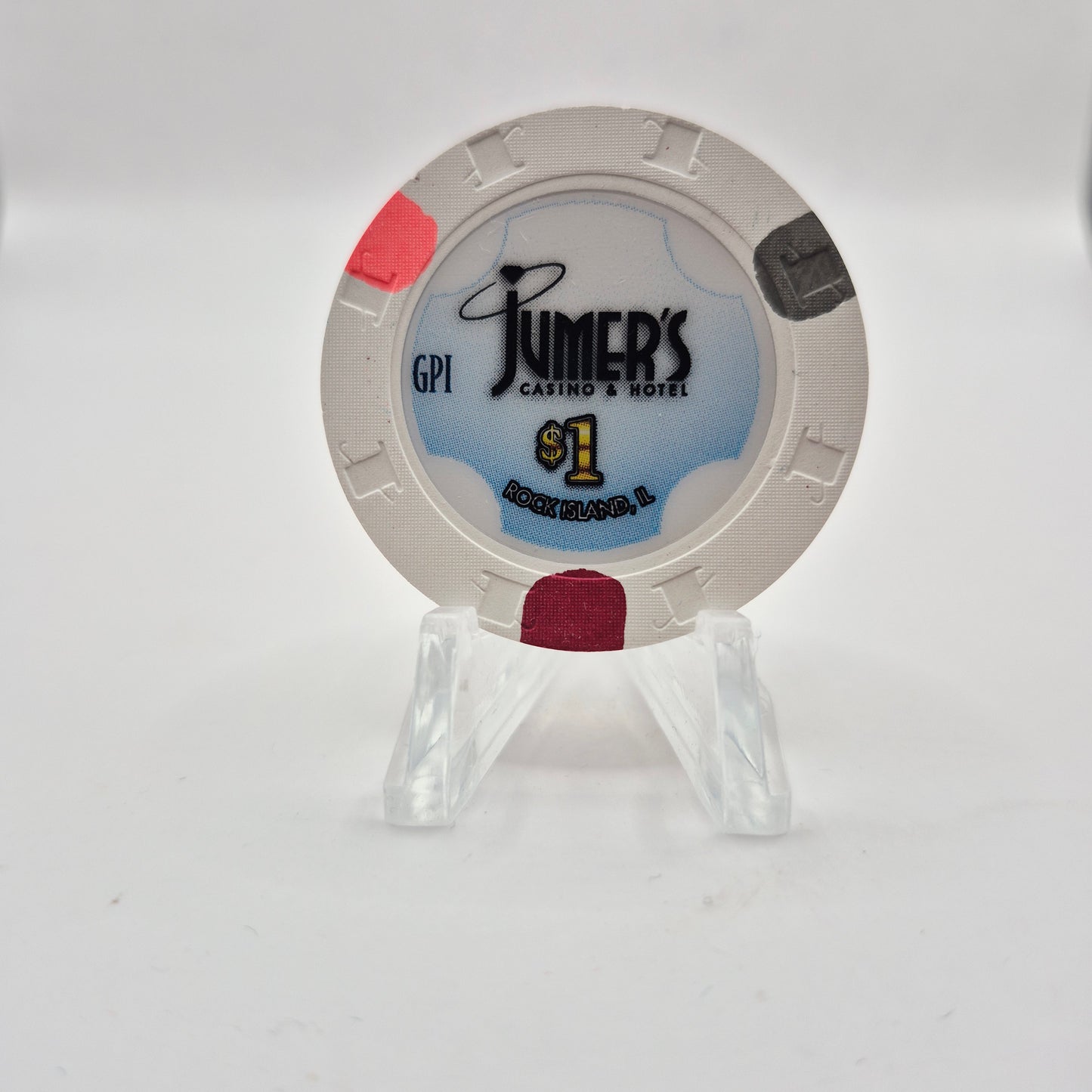 Jumer's Casino & Hotel Rock Island Illinois 2014 $1 Casino Chip